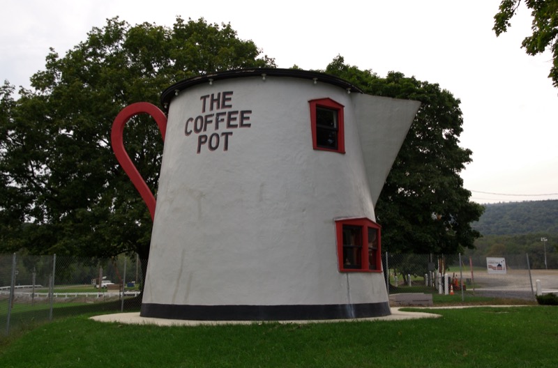 The World's Largest Coffee Pot in Bedford, PA